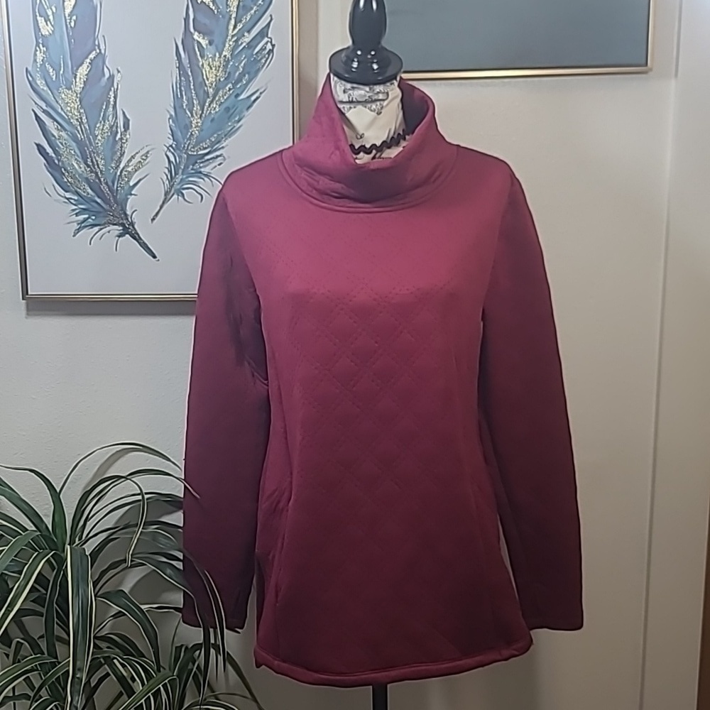 RBX quilted high neck pullover